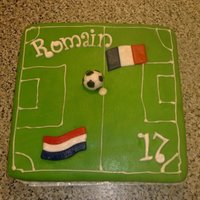 Netherland Vs France Soccer cake