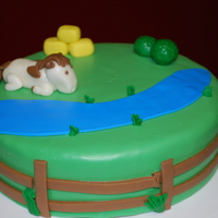 A Horse Of Course My step-father has grown up and raised horses his whole life, so my mom asked me to make him a "horse" cake for his birthday....