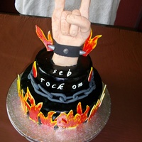Rock On hard rock cake