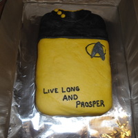 Star Trek Cake Rhonda's MMF again...this was the first time I made it and practiced with it.