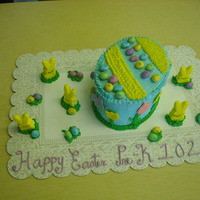 An Easter Cake For My Daughter's Pre-K Class 