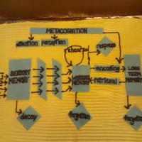 Cake I Made For My Ed Psych Class This is a model of the metacognition process lol. Dorky and not very good, but they loved it!