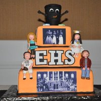 High School Reunion Cake This cake was for my brother's 20th high school reunion.