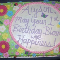 Blooming 1St Birthday 