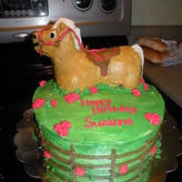 Relaxing Horse The horse is sculpted out of cake TFL!!