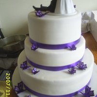 Wedding Cake With Butterflies 