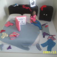 Messy Bedroom Cake i made this for my cousin was delighted with the way it turned out