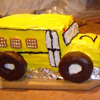 School Bus Cake My son LOVED school buses. This was my first creative cake since becoming a mom and it really sparked something in me that just took off!