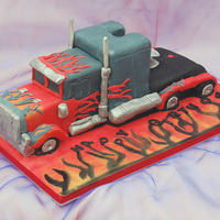 Optimus Prime Cake 