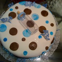 It's A Boy Baby Shower cake. Cake topper can be changed