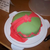 First Fondant Cake In Class 