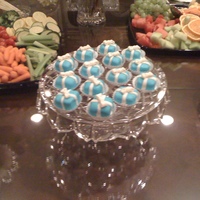 Tiffany Box Petit Fours These are petit fours covered in fondant and decorate with fondant bows