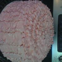 Strawberry Ruffles This was my first attempt at the Ruffle cake! The cake is golden vanilla with a Strawberry SMBC. It was soo delicious it melt in your mouth...