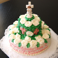 First Communion Cake All buttercream