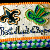 New Orleans Cake Graduate from Texas State going to New Orleans
