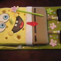 Spongebob Only a good friend could convince me to try this for her daughter! I do love the way her turned out. He took me a bit to get him figured...