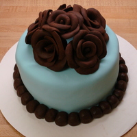 Chocolate Bouquet Cake Made this cake for a friend who's about to have a baby boy. She already had a shower, so this cake was my way of saying congrats. It&#...