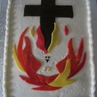 Pentecost Cake I was inspired by another cake central cake.