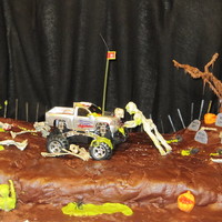 Zombie Roadkill Cake 