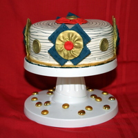 Blue And Gold Made this up as I went along and here is the result!