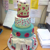 Best Friend's 21St This was for my best friend's 21st brithday bash. It's the biggest cake I've made so far and my first 4 tier: 11", 9&...