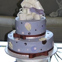 Purple, Pink And Brown Polka Dots And Feet 