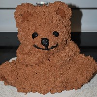 Teddy Bear This is my first stab at a 3D cake. I did this for my brother in law, who requested a bear cake. Not too shabby I guess, I just wish I...