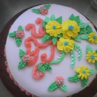 First Ri This was my hot day when everything melted. First play with RI for the flowers. Sorry for the awful BC, was trying to make it thick enough...