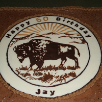 60Th Birthday Cake The birthday boy loves "Donna the Buffalo"