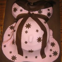 My First Belly Cake I made this rather large cake for a friends baby shower. They loved it!!