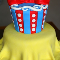 Snow White The cake I made for my daughter's 2nd birthday.Top layer is white and the bottom is chocolate. Decorated in homemade marshmallow...