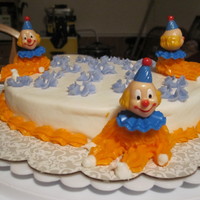 Clowns And Flowers Part of Wilton I class.