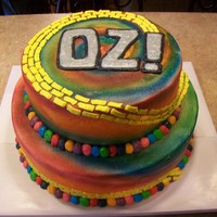 Oz! Cast party cake for a local play.