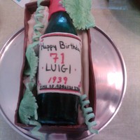 Father's B-Day Cake Obviously i got the inspiration from many projects from CC. The inside is red velvet with home made canolli filling with choc. chips....