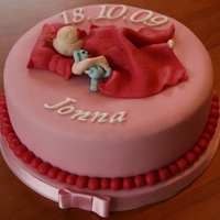 Birth Of Jonna 09 I made this cake for a colleague of my husband on the ocassion of the birth of his child.