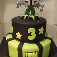 Ben 10 Cake This was a last minute cake i made for a friend at work's son's 3rd birthday. 6" & 8" chocolate cake with chocolate...