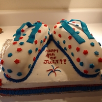 Flip Flop Cake Here is my first attempt at making Flip Flops. I have to say it was a bit challenging, I used Wilton white Fondant was a bit hard to work...