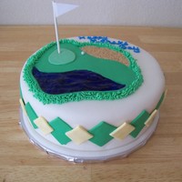 Golf Father's Day Fondant overlay, fondant and buttercream decorations, inspired by of CCers.