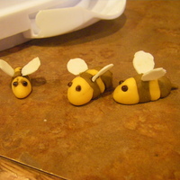 Bee Day For Grandma My wife and I made this cake for my grandmother's 75th birthday because we couldn't go over there (work...what can you do?)....