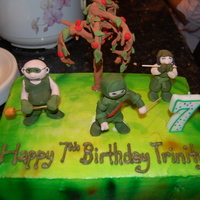 Mini Ninjas Cake Made from the Mini Ninjas Video Game