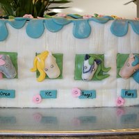 Horse Stable This is a Debbie Brown design. I made this quite larger than what her directions called for. I made this the day before, and woke up the...