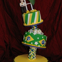 Topsy Turvy Cake I made this cake for my son who recently returned from a two-year church mission to Brazil. It was my first "topsy-turvy,"...