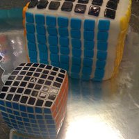 Rubik's Cube/ V-Cube Cake 