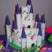 Princess Cake i made this for my daughters 4th birthday. it was a princess theme