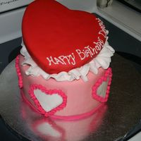 Birthday Valentine Cake 