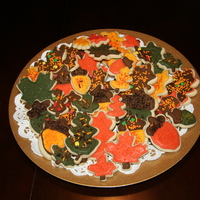 Fall Cookies Vanilla Sugar Cookies decorated using royal icing and fall sprinkles. I used different sizes of cookie cutters ranging from large, medium,...