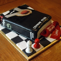 Twilight Cake This cake has all the elements of the Twilight book series.