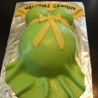 Pregnant Belly Sports Ball pan for belly, mini wonder mold for breast I made 4 and cut two of them in half to use with the whole one to make the breasts...