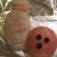 Bowling Birthday Cake 