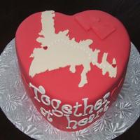 Apart On V Day Couple had never been apart on V day and this year had to be...daughter wanted to cheer up her mom with a cake. Creamsicle cake with orange...